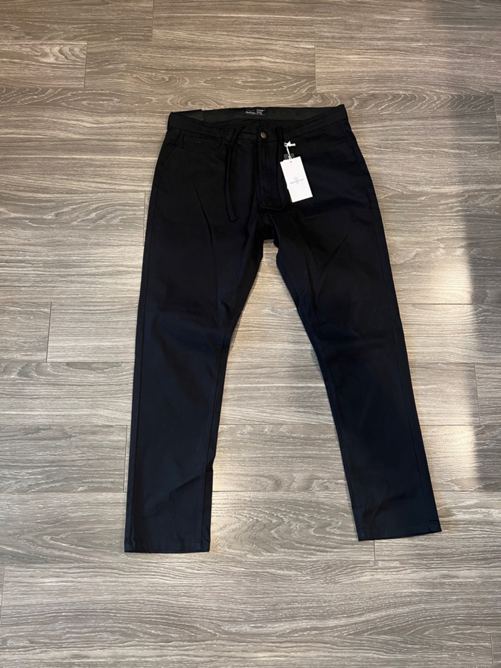 Slim Straight Black Jeans for Men by Craft +Flow